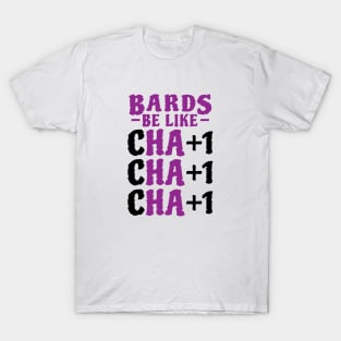 Funny Bard Charisma Stats T-Shirt